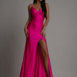 Sukienka maxi Ivas różowa