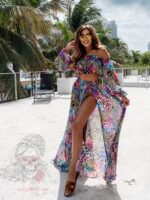 Komplet spódnica kolor