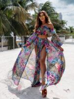 Komplet spódnica kolor