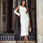 Sukienka biała MIDI