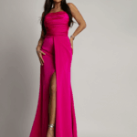 Sukienka amarant maxi