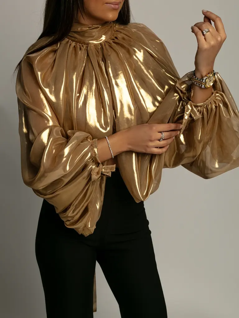 Bluzka elegancka NB Rember złota