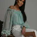 Bluzka wakacyjna NB Viwa miętowa