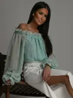 Bluzka wakacyjna NB Viwa miętowa