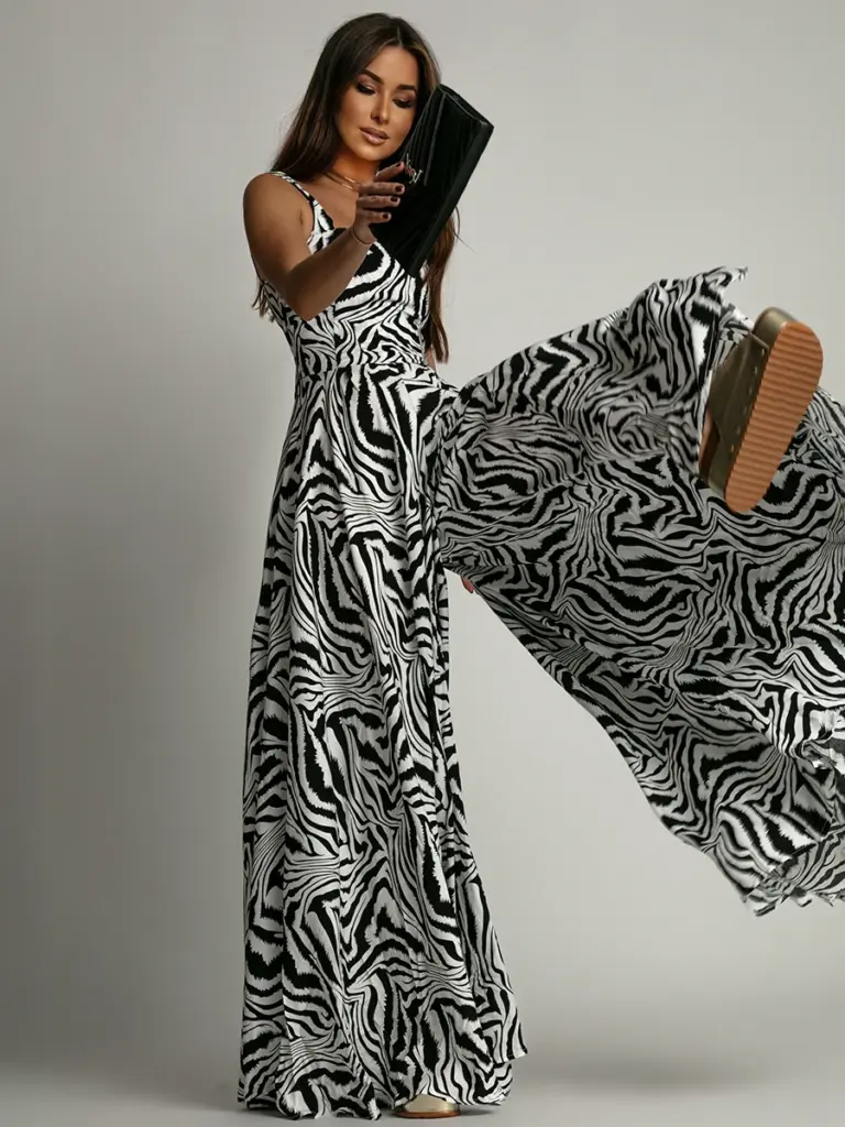 Kombinezon szeroki NB Sebbra biało-czarny