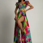 Komplet bluzka + spódnica NB VACAY kolorowy