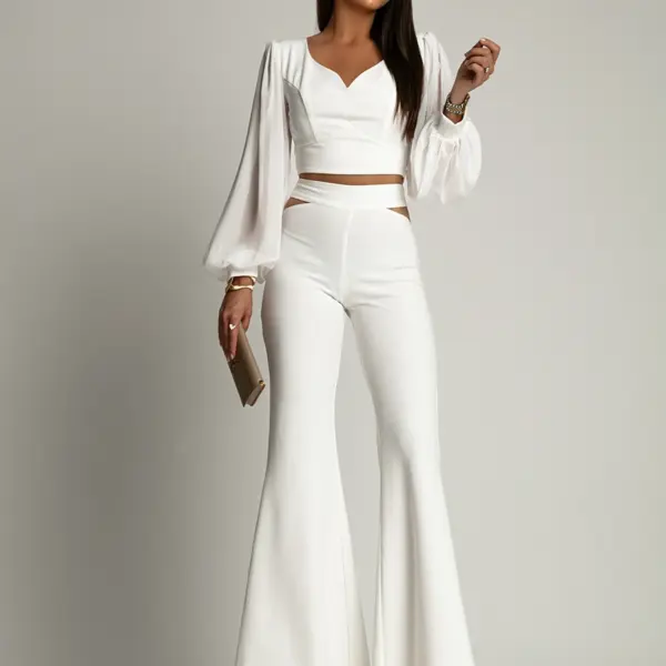 Komplet elegancki NB Brisu ecru