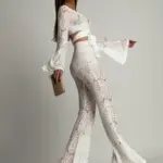 Komplet koronkowy NB Ekspoos biały