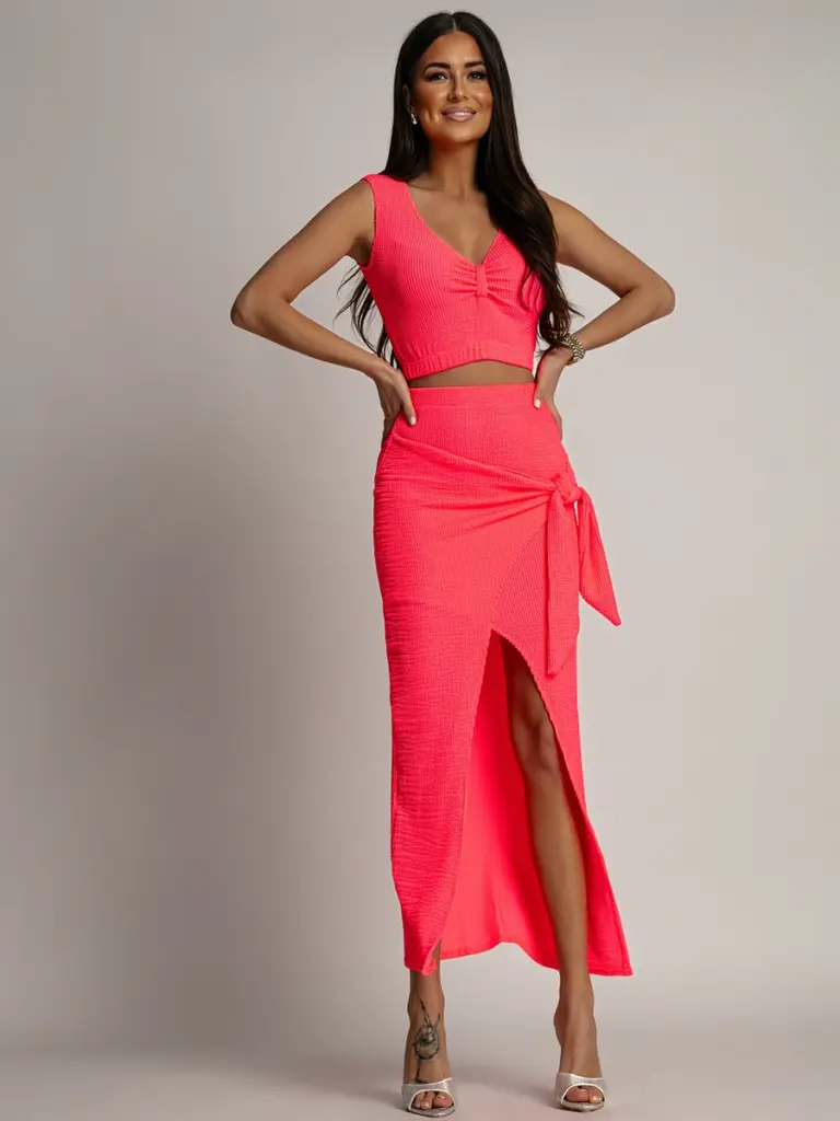 Komplet neonowy NB Bombe koralowy