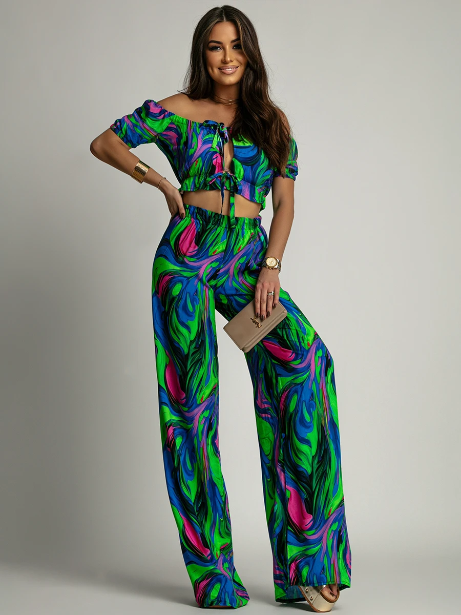 Komplet wakacyjny NB Duofluo zielono-niebieski (1) Komplet wakacyjny NB Duofluo zielono-niebieski