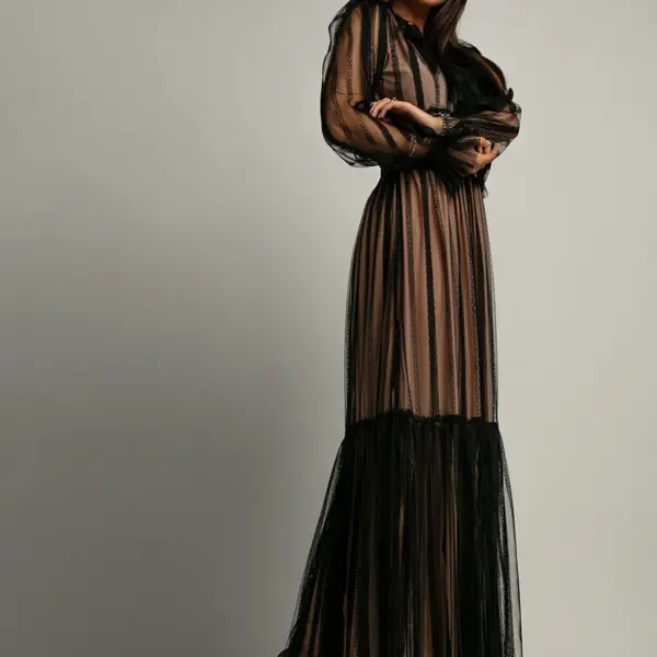 Sukienka maxi NB Malinde czarna