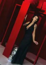 Sukienka maxi NB Pasol czarna