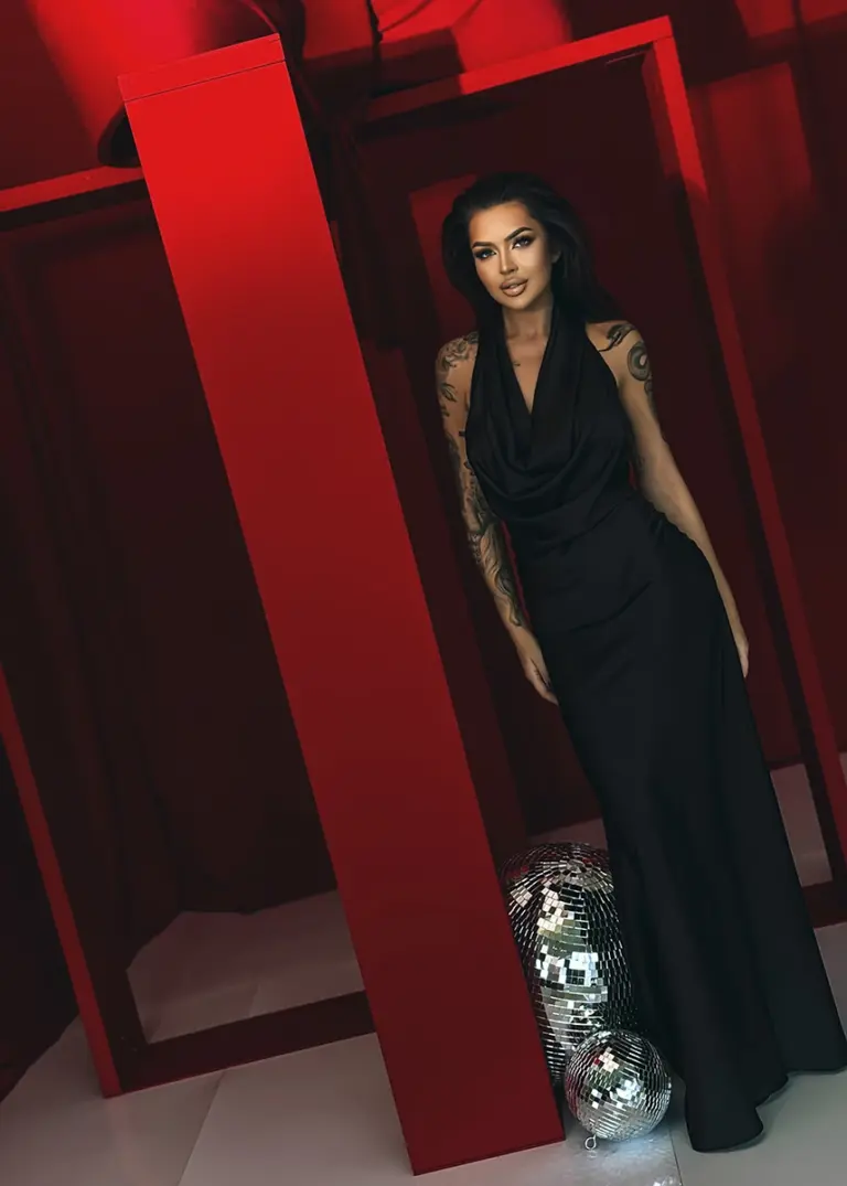 Sukienka maxi NB Pasol czarna