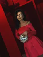 Sukienka wieczorowa NB Bugaro czerwona