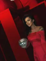 Sukienka wieczorowa NB Bugaro czerwona