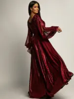 Sukienka wieczorowa NB Etre bordowa