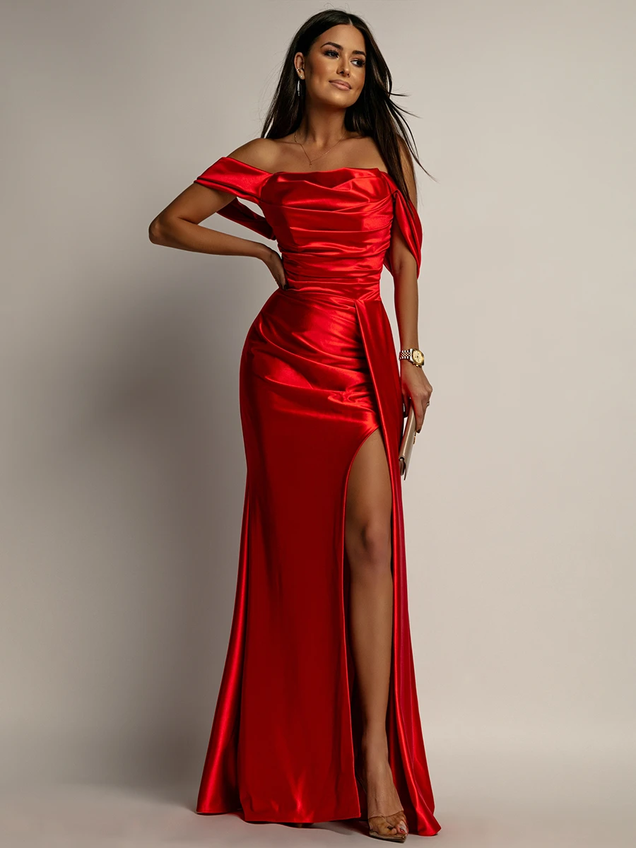 Sukienka wieczorowa NB Satoe czerwona (3) Sukienka wieczorowa NB Satoe czerwona