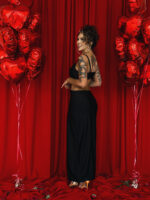 Sukienka elastyczna NB Dosto czarna - obrazek 3