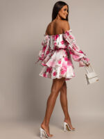 Kombinezon w róże NB Marbes biały - obrazek 3