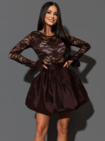 Body koronkowe NB Werste brązowe - obrazek 2